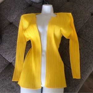 Issey Miyake pleats please cardigan